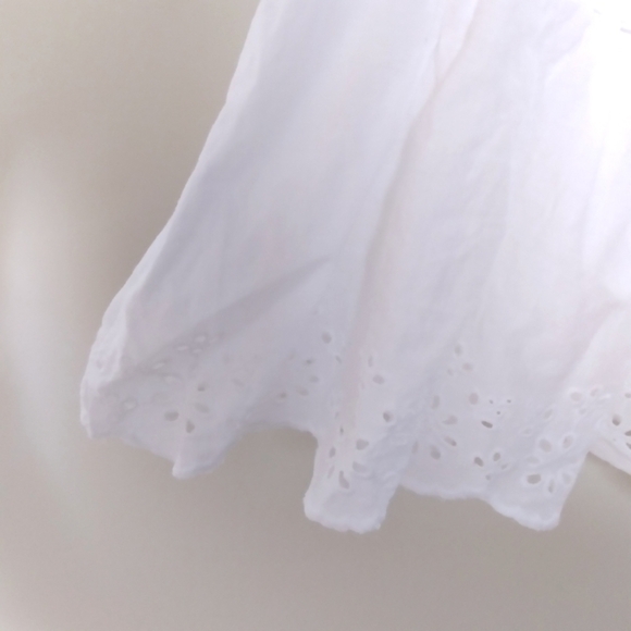 Tahari Girl White Eyelet Lace Long Sleeve Dress Size 3T - Picture 10 of 11